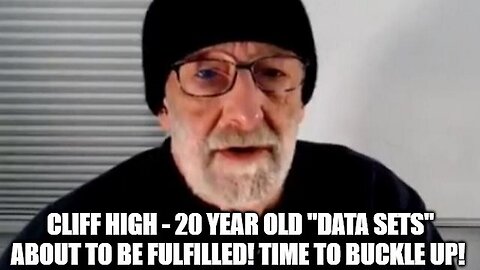 Cliff High - 20 Year Old “Data Sets” About to Be Fulfilled! Time to Buckle Up!