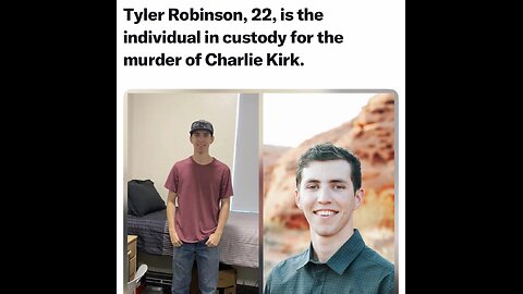 Video of Tyler Robinson, suspected Charlie Kirk shooter, reading his scholarship acceptance letter.