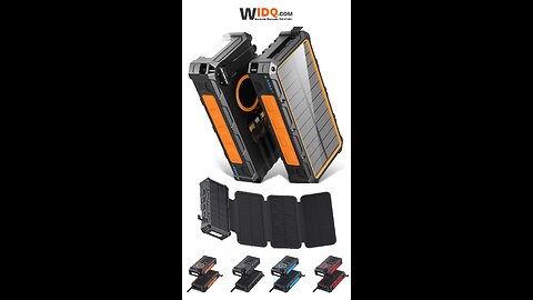 🔋 Never Run Out of Power Again | 20000mAh Solar Hand-Crank Emergency Power Bank ⚡