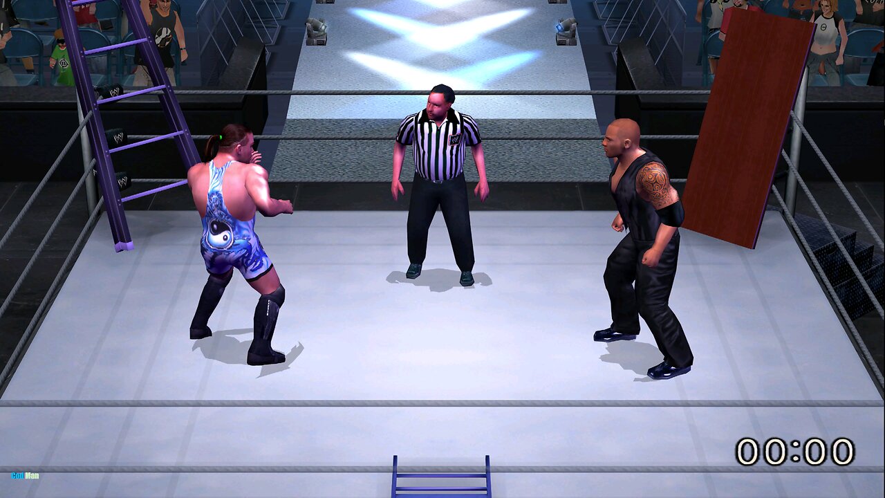 Rob Van dam vs The Rock |TLC |π🪜🪑 SmackDown Here Comes the Pain |#💪 Rvd👎 # Frog Splash# Codman