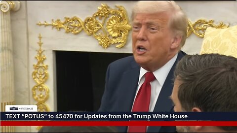 President Trump Participates in a Meeting with the Secretary General of NATO