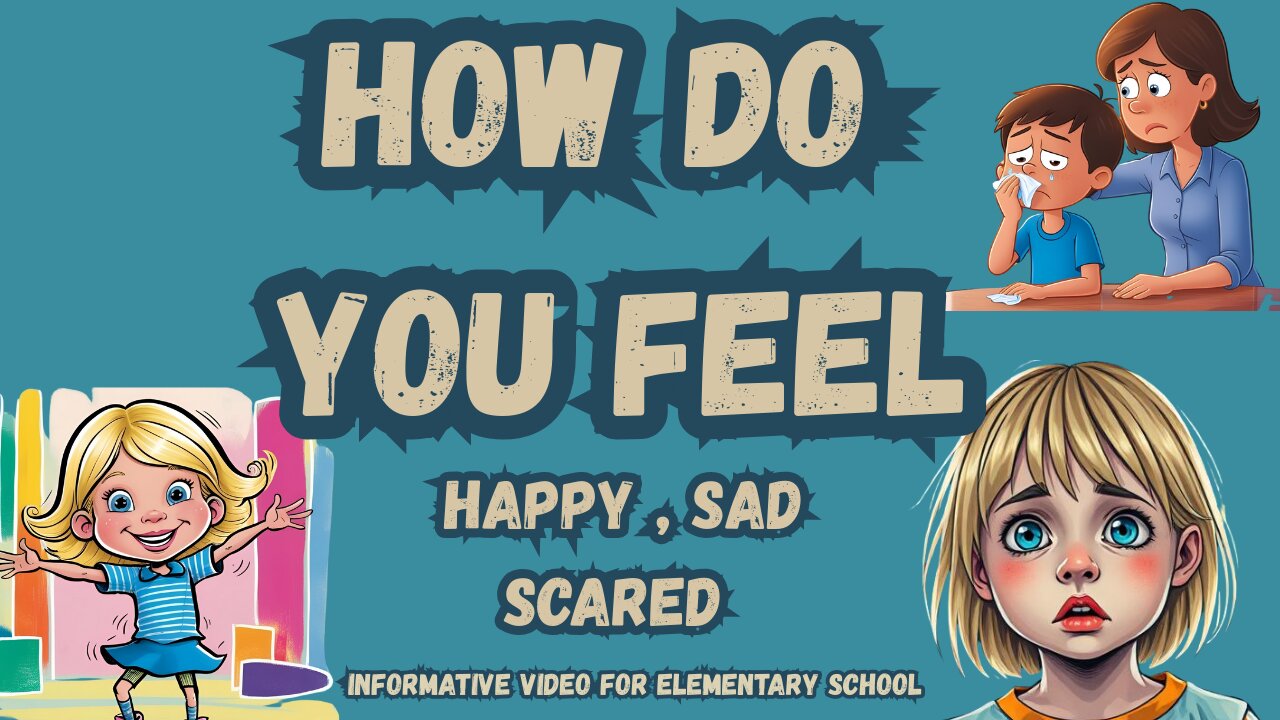Must-Watch Cartoon for Kids: Understanding Emotions – Happy, Sad, Scared!