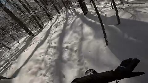 Backcountry Snowboarding in the Adirondacks!