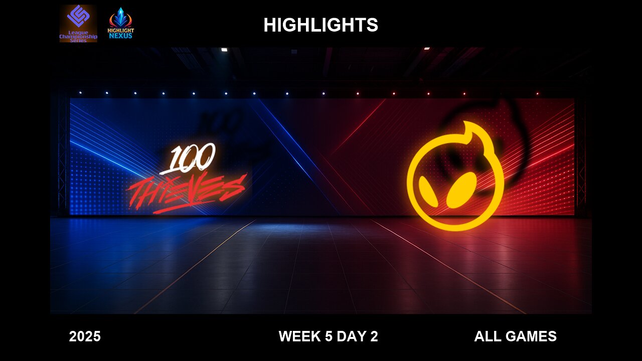 100T vs DIG Highlights ALL GAMES - LCS W5D2 Split 2 2025 LTA North - 100 Thieves vs Dignitas