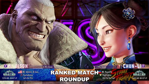Kuya Kalbo SF6 Ranked Match Roundup. Chun Li Master Rank [Hori Fight Stick]