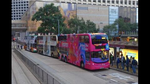 Hong Kong, China - January 26, 2017: Double-Deck Bus In Hong Kong, China. The