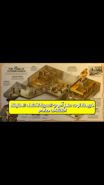 اكتشاف صادم! خريطة توت عنخ آمون السرية تكشف الحقيقة #توت_عنخ_آمون #خريطة_سرية