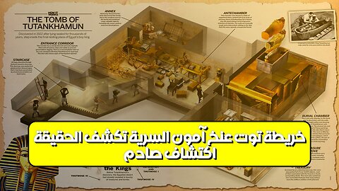 اكتشاف صادم! خريطة توت عنخ آمون السرية تكشف الحقيقة #توت_عنخ_آمون #خريطة_سرية