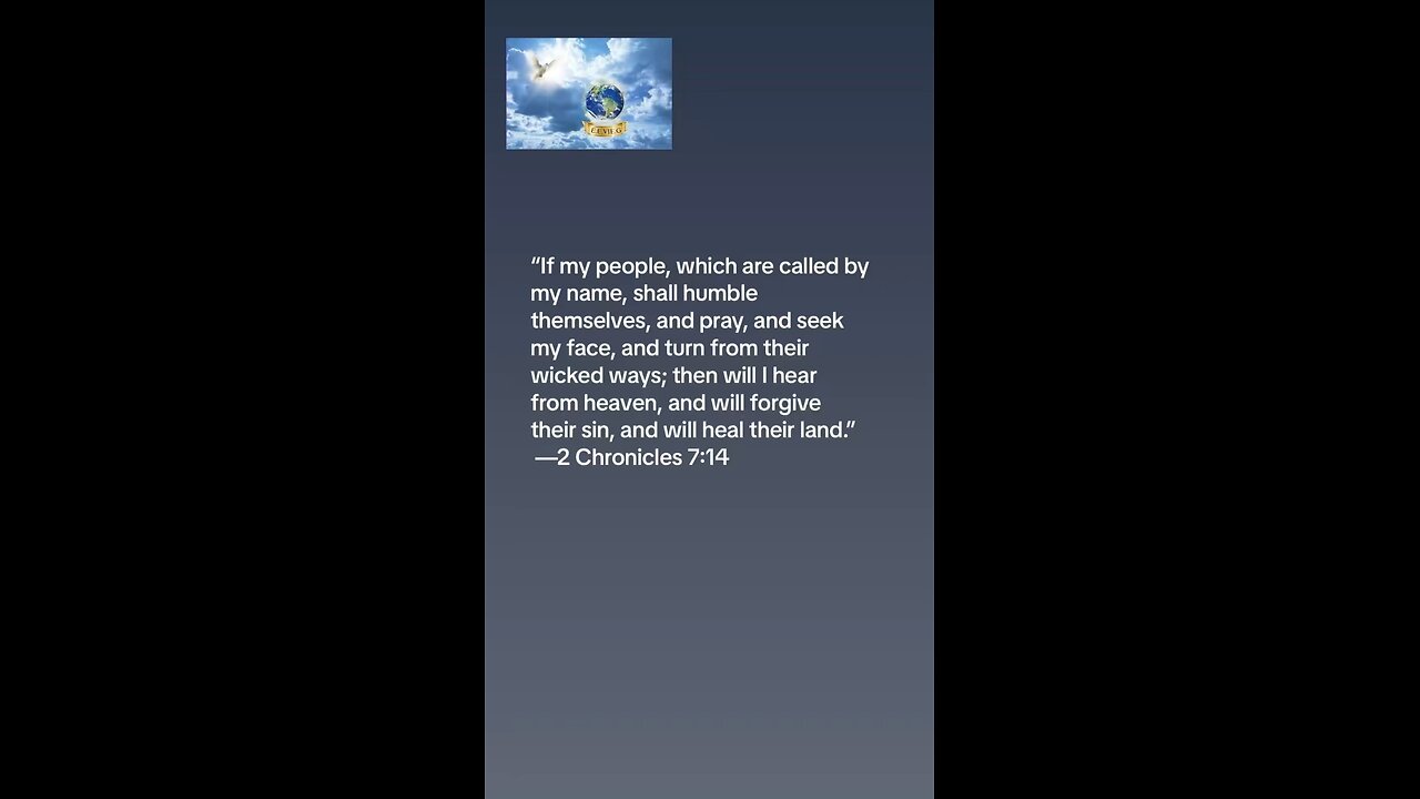 2 Chronicles 7:14