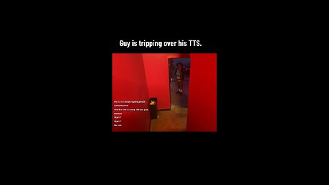 Black man pressing over TTS