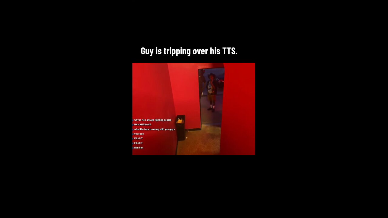 Black man pressing over TTS