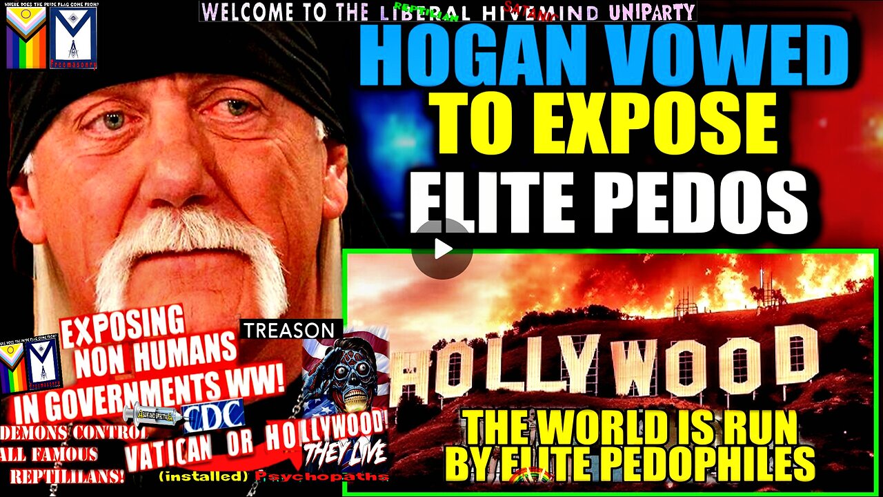 Police Uncover Evidence Hulk Hogan Was Murdered to Protect Elite Pedophile Ring - Media Blackout