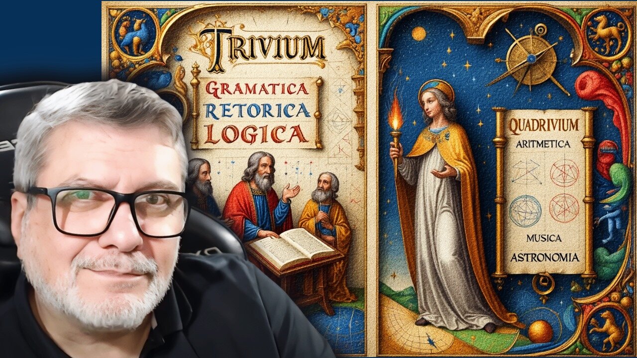 Trivium Quadrivium e as 7 Artes Liberais - Live de 10 05 2025