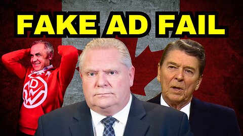 Ford's Fake Reagan Ad BACKFIRES, US CANADA Negotiations Terminated