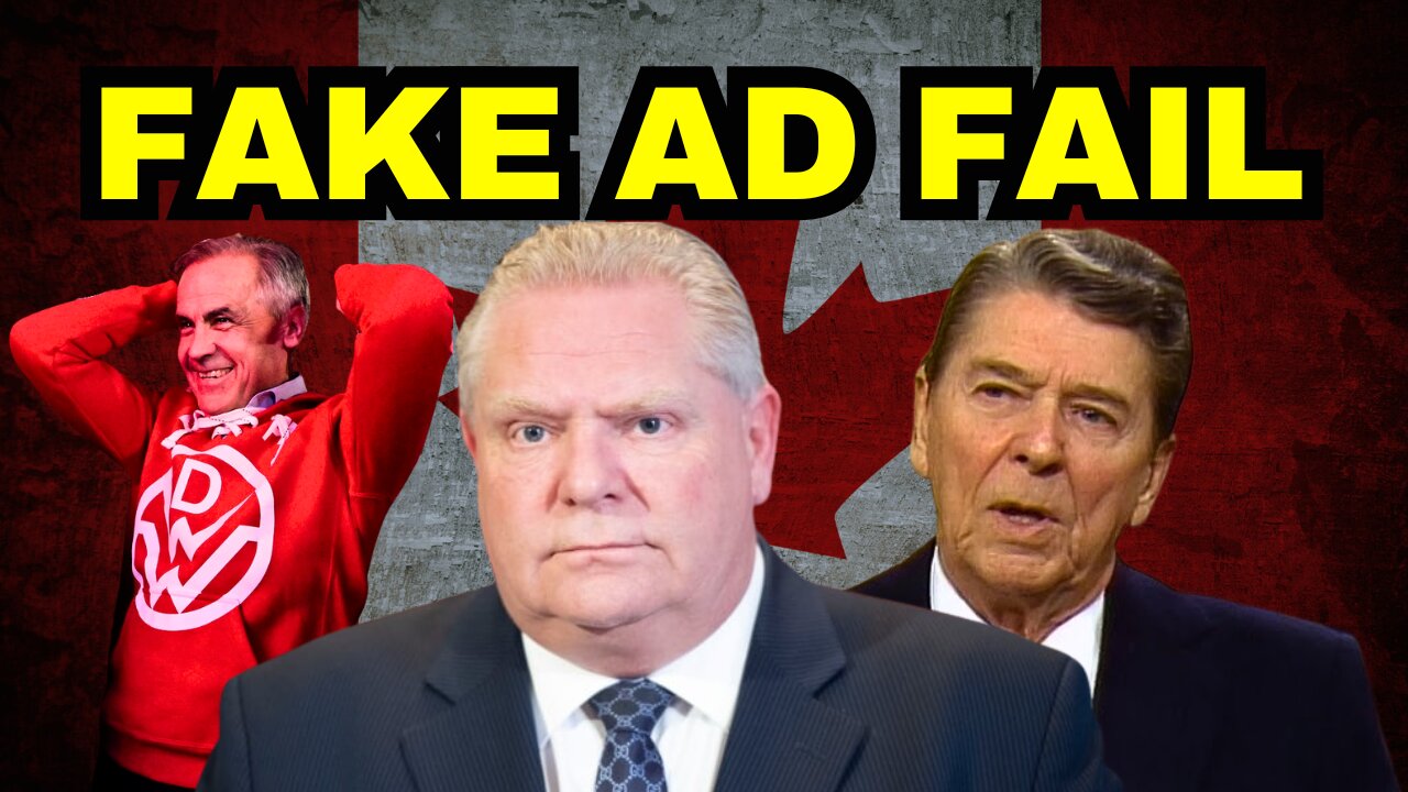 Ford's Fake Reagan Ad BACKFIRES, US CANADA Negotiations Terminated