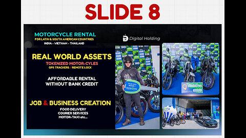 DIGITAL HOLDING CEO FOUNDER ANTONIO SALAS LATEST UPDATES TOKENIZED MOTORCYCLES - TOP TEAM ROB BUSER 