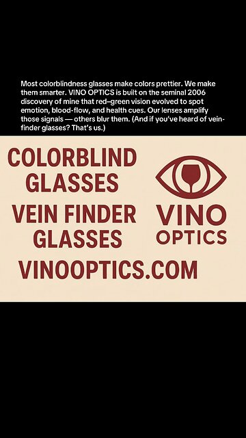 Real. Colorblindness. Glasses