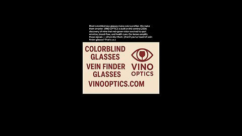 Real. Colorblindness. Glasses