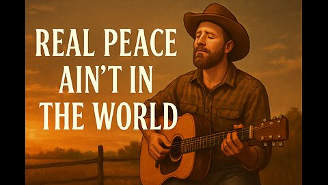 Real Peace Ain’t in the World – Deep Country Song about Faith & Inner Strength