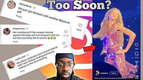 The New Beyonce Has Appeared and the Crowd Roars but the Comments Ain't Feeling It