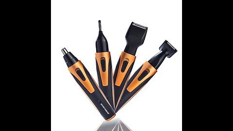 Washable & Rechargeable Nose_Hair_Beard_Eyebrow Trimmer - Enjoy Perfect Cut & Fine Tuning