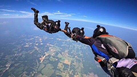 working on new skydive formations