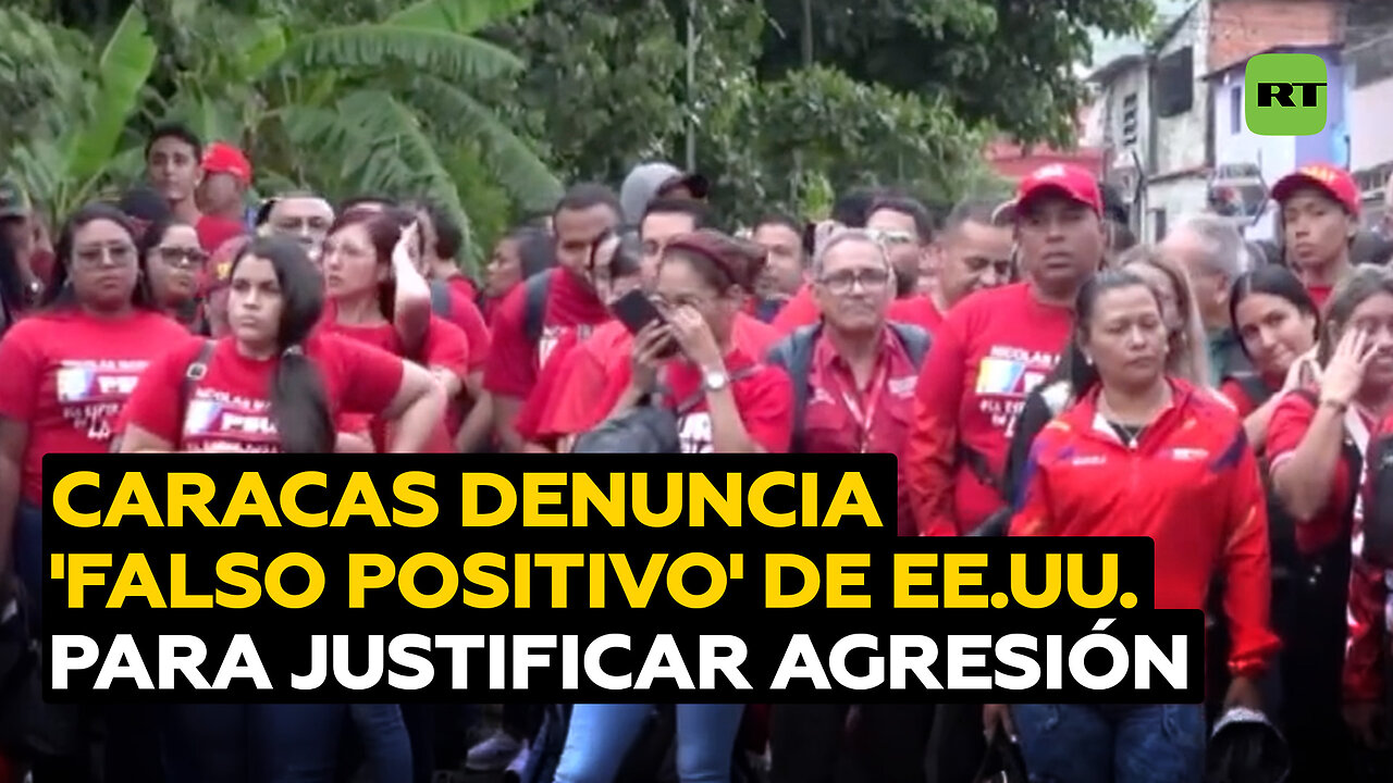 Caracas denuncia 'falso positivo' con presunto helicóptero de EE.UU. para justificar una agresión