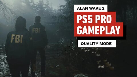 Alan Wake 2 PS5 Pro Gameplay - Quality Mode (4K)