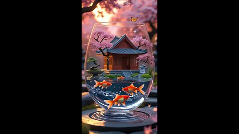 Building a Tiny House for My Pet Fish #shorts