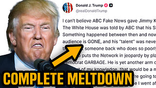Trump LOSES MIND after Jimmy Kimmel gets his show back