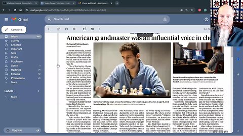 Chess-Death Ritual IRL? Chess Grandmaster Naroditsky died on day marked by death of Jewish celebs