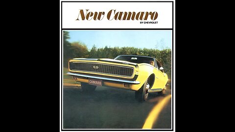 1967 and 1970 Chevy Camaro Catalogs #asmr #camaro #chevrolet
