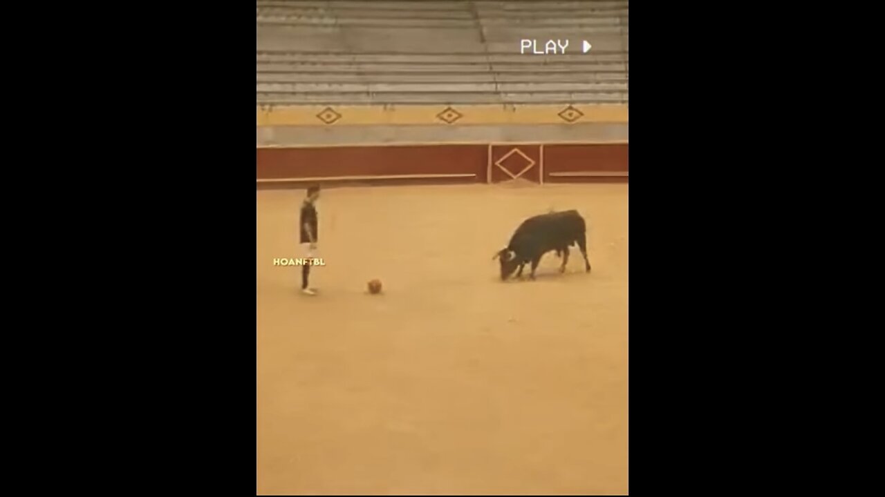 When Ronaldo VS Bull 🔥🤯