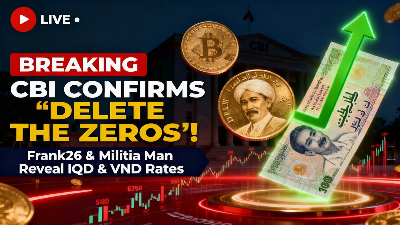 BREAKING CBI Confirms “Delete the Zeros”! 🇮🇶 Frank26 & Militia Man Reveal Iraqi Dinar & VND Rates 💥