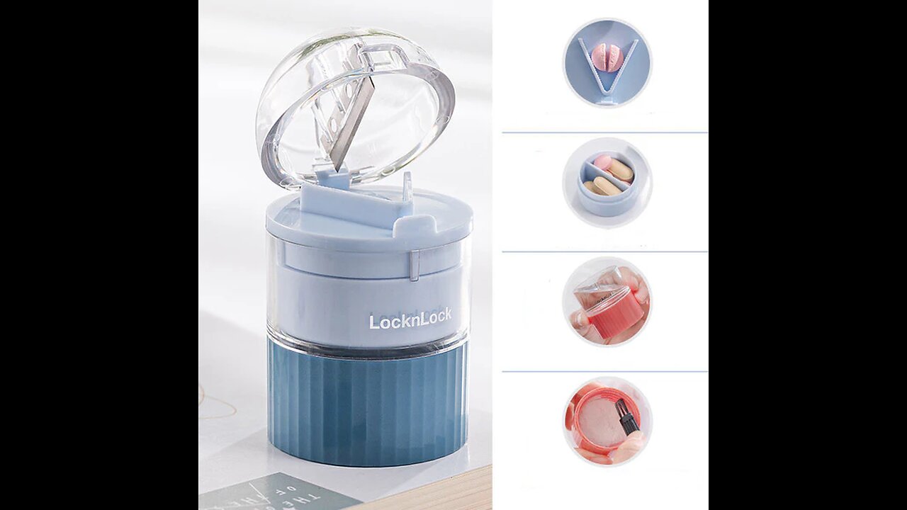 Portable Two-In-One Medicine Dispenser