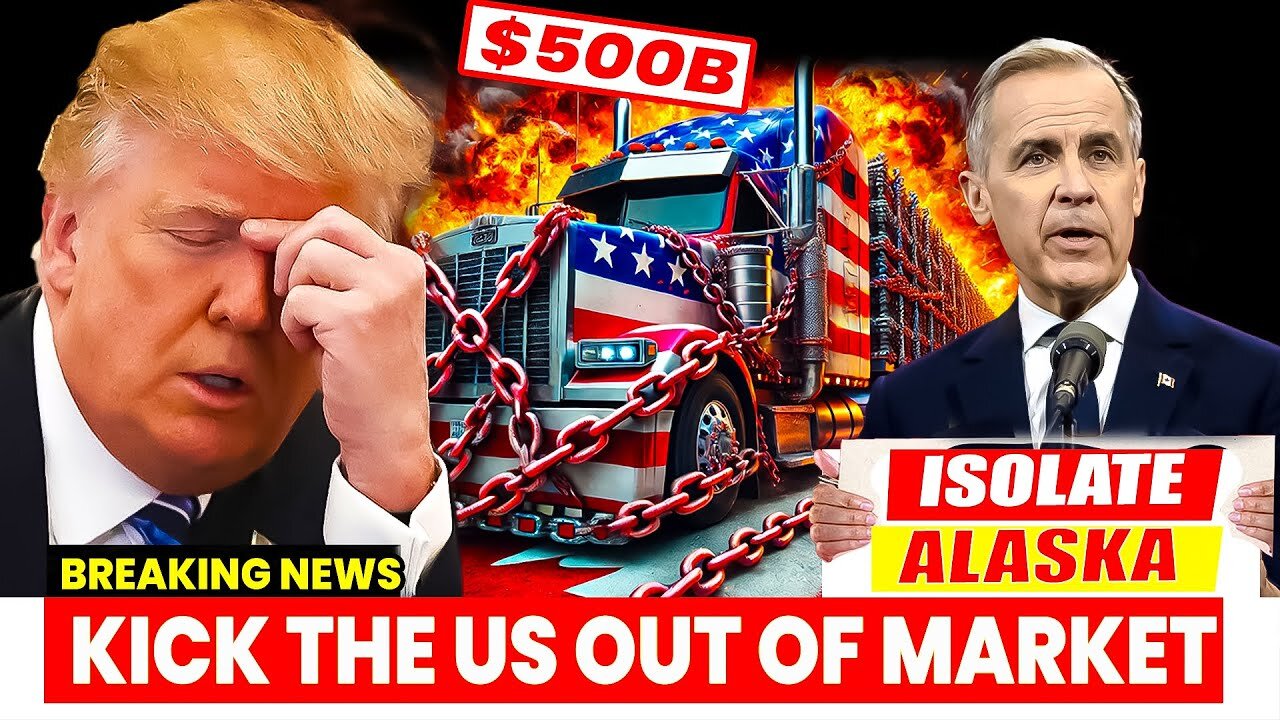 Trump THROWS TANTRUM after Canada Block Access To Alaska, Shuts Down $700 Billion U.S. Exports!