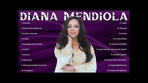 Diana Mendiola - 1 Hora Sus Mejores Canciones Grandes Éxitos - Álbum Completo.