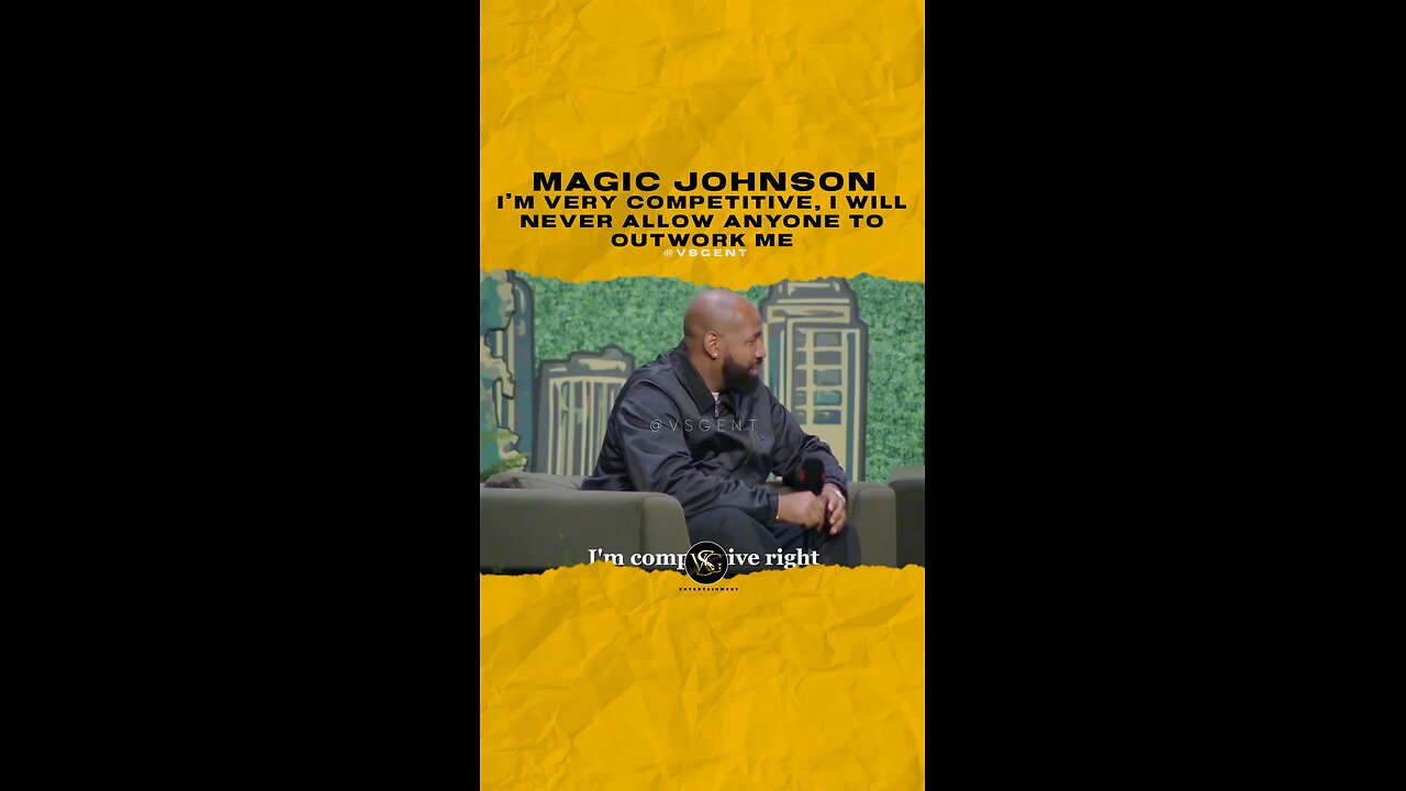 @magicjohnson I’m very competitive, I will never allow anyone to outwork me