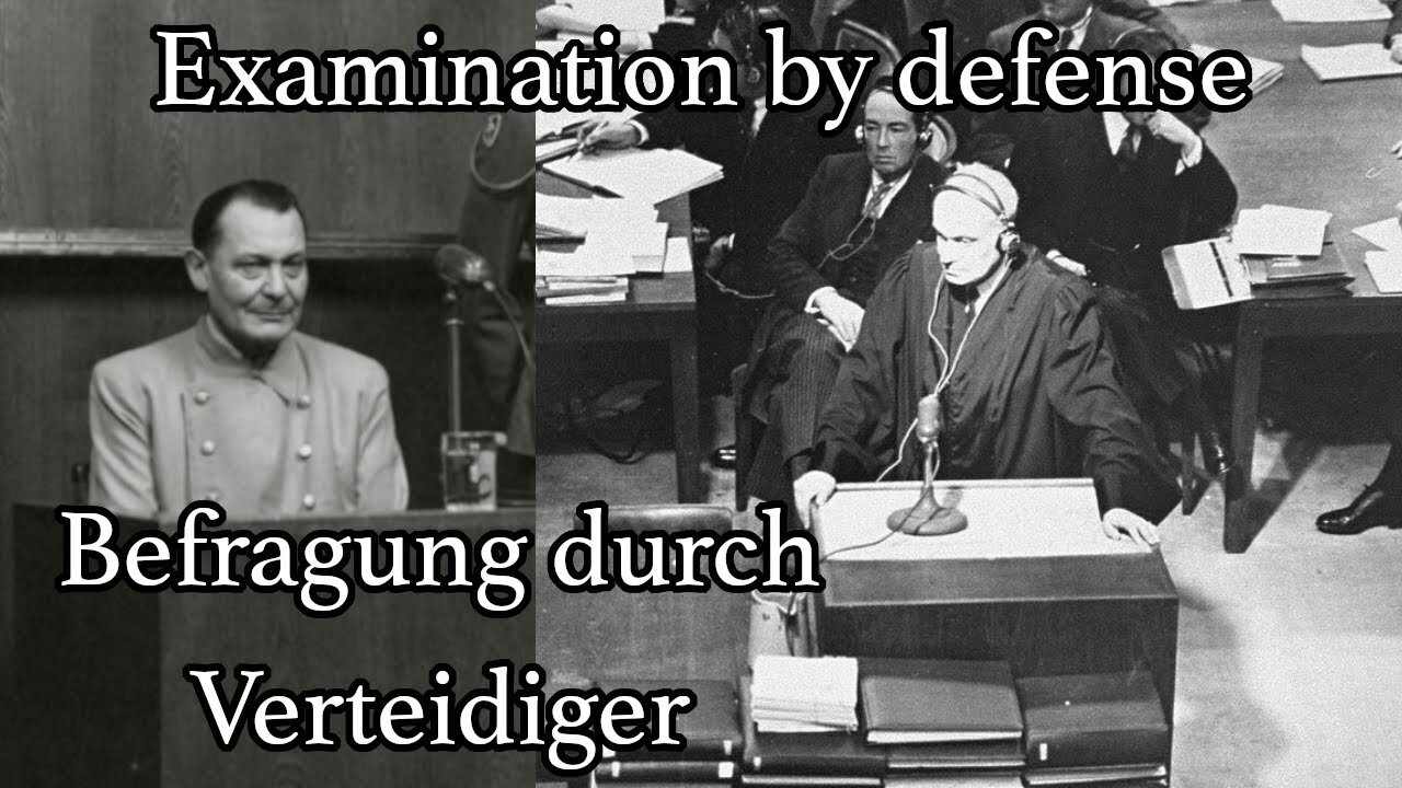1946-03-15 Nürnberger Prozesse: Hermann Göring Befragung durch Verteidiger (5/6)