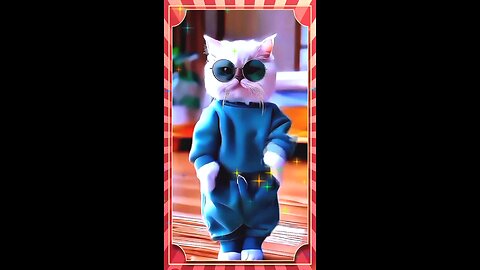 Funny cat dancing