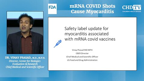 mRNA COVID Shots Cause Myocarditis: FDA Presentation
