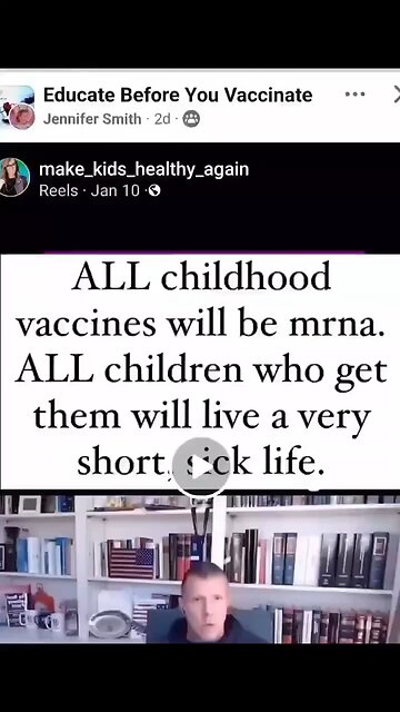 ALL Childhood Vaccines Will Contain mRNA🤬😡