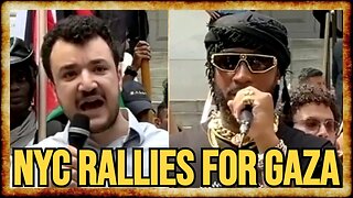 REPORT: NYC Rally For Palestine - Chris Smalls, Mahmoud Khalil, Medea Benjamin, and More