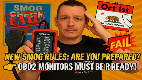 California Smog Inspection Update. NEW SMOG RULE Starts October 1st!