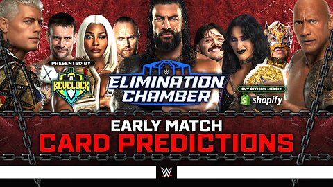 WWE Elimination Chamber 2026 - Match Card Predictions | Bevelock