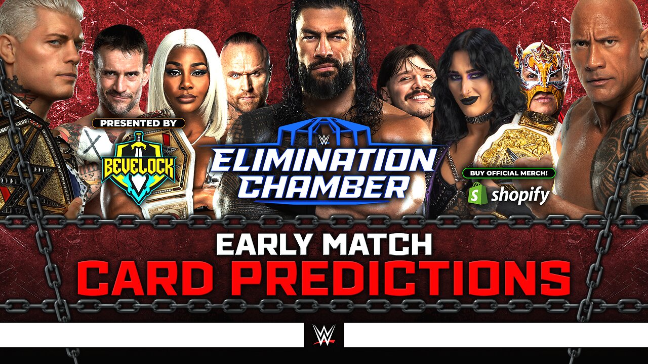 WWE Elimination Chamber 2026 - Match Card Predictions | Bevelock