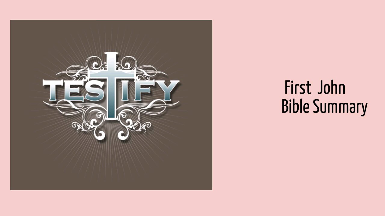 First John Bible study