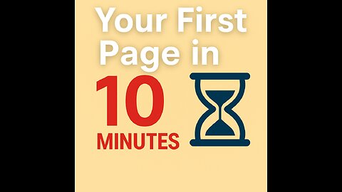 The 10-Minute Page (No Funnels, No Code)