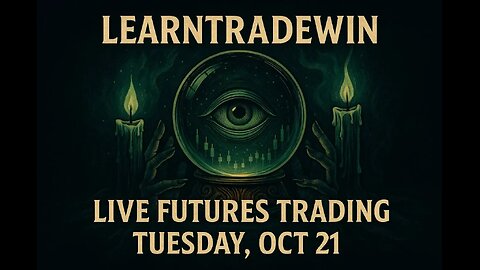 🔴 LTW | Live Futures Trading – Candles in the Dark