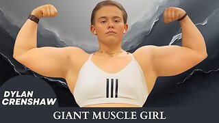 Giant Muscle Girl : Powerlifter to Bodybuilder Transformation | Dylan Crenshaw Motivation